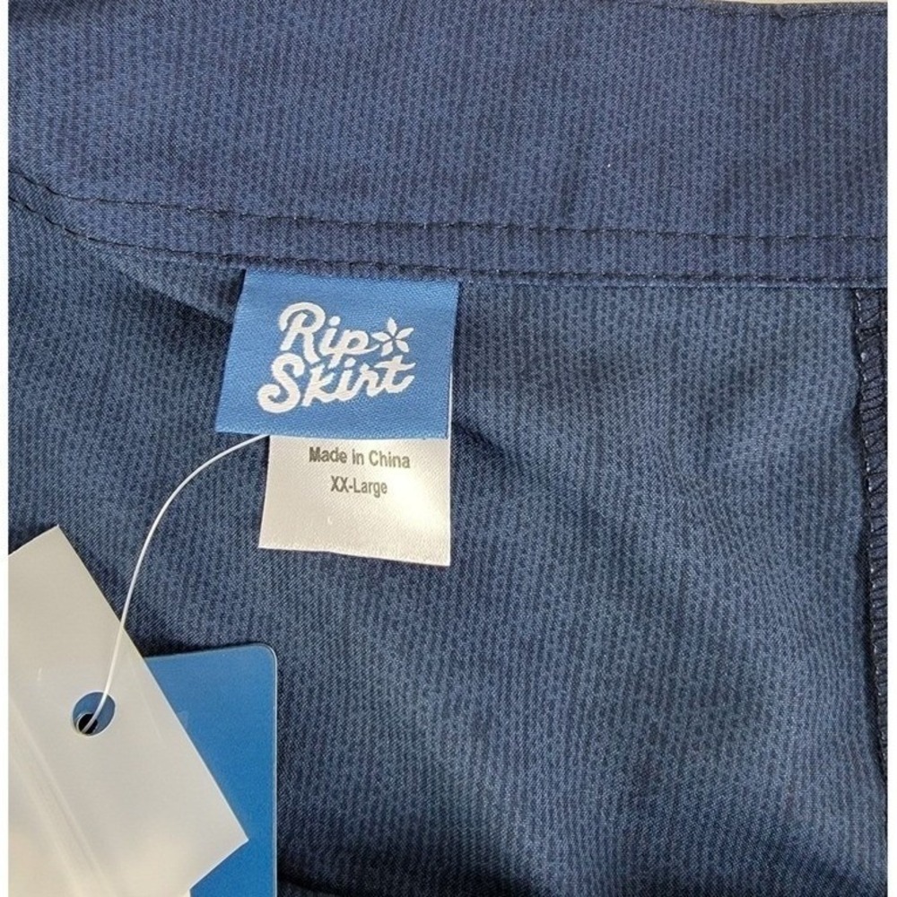 RipSkirt Hawaii Wrap Skirt XXL Length 2 Navy Blue Athletic Travel Skort NWT - Picture 10 of 12